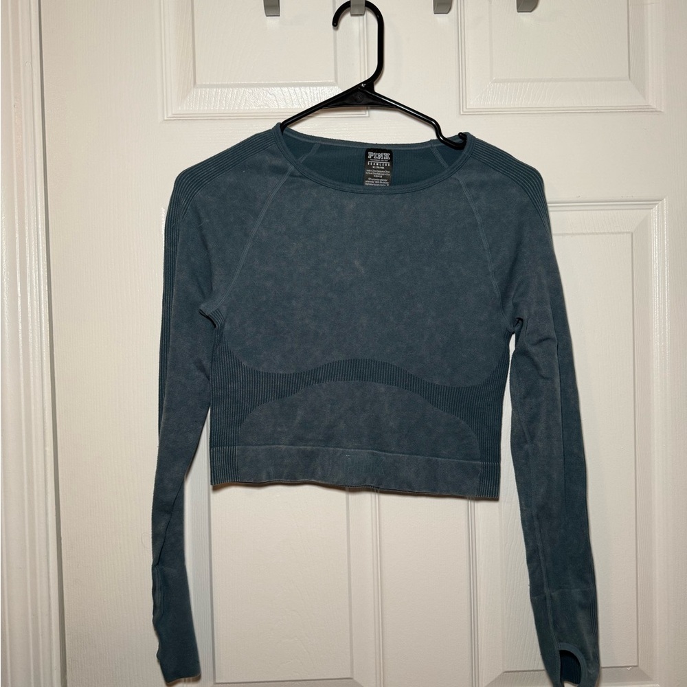 PINK Victoria's Secret Seamless Workout Crop Top